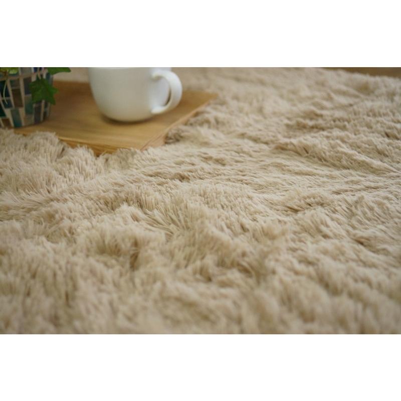 240x340cm ロングシャギーウレタンラグ BE |  | 07