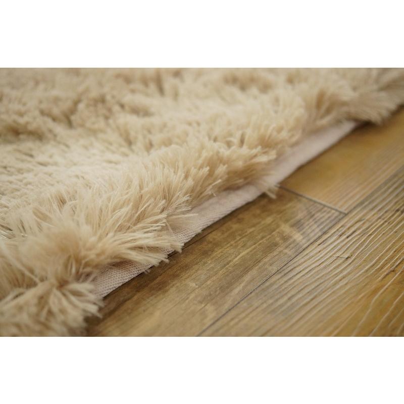 240x340cm ロングシャギーウレタンラグ BE |  | 09