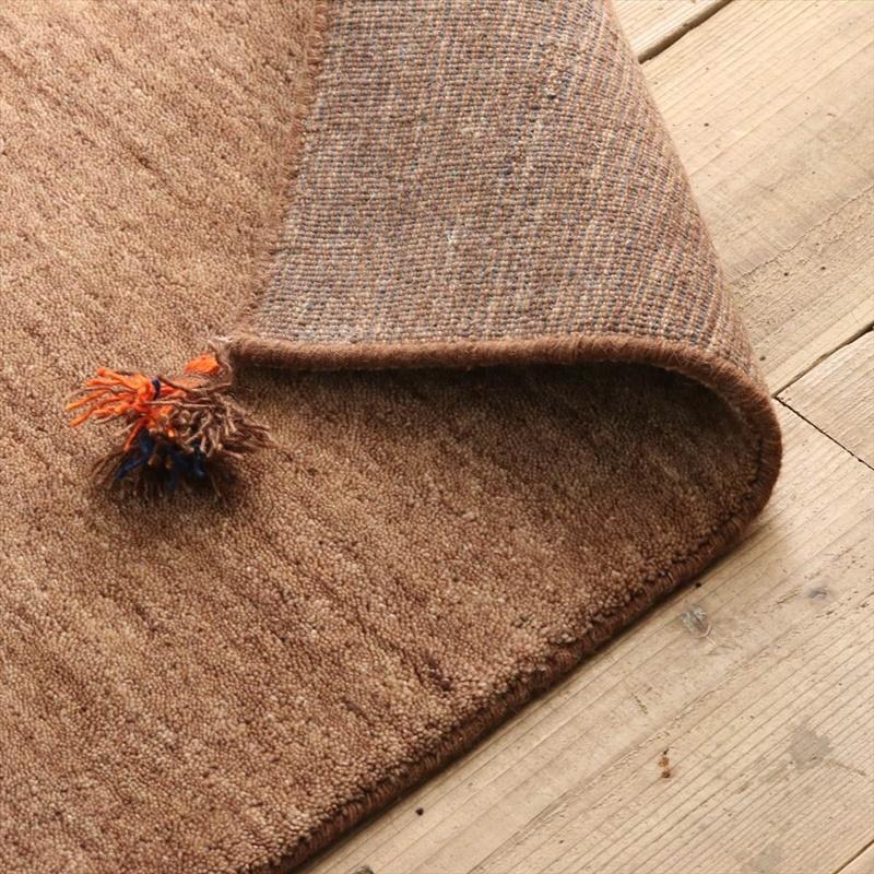 130x190cm シンプルギャッベラグ BR |  | 11