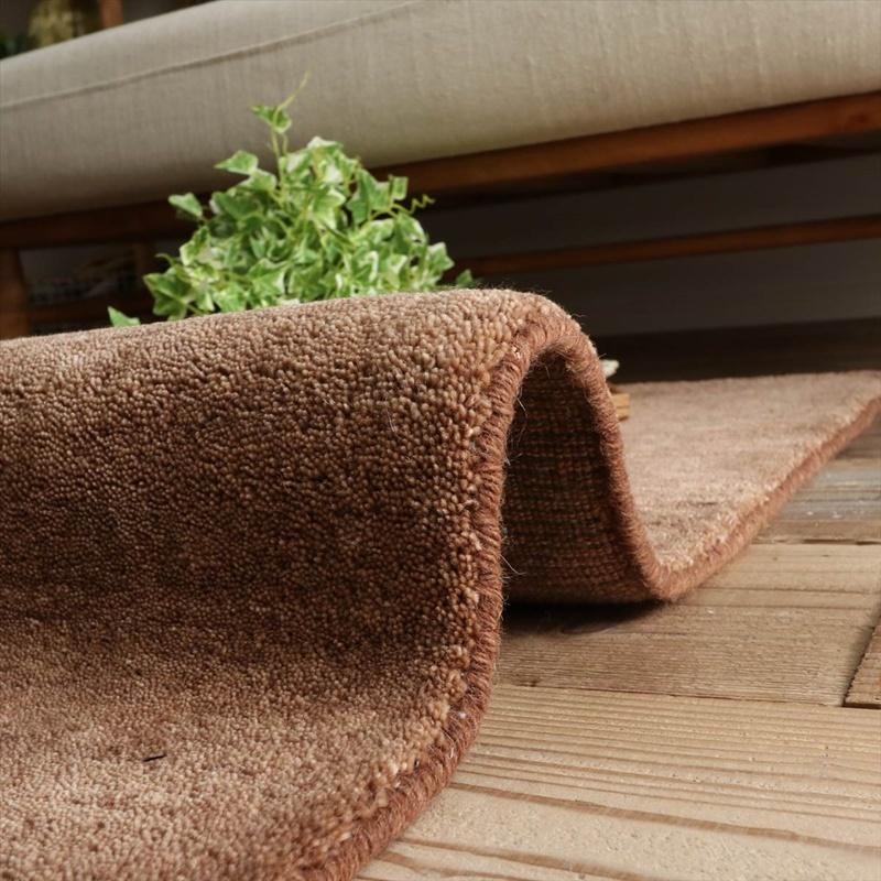 130x190cm シンプルギャッベラグ BR |  | 13