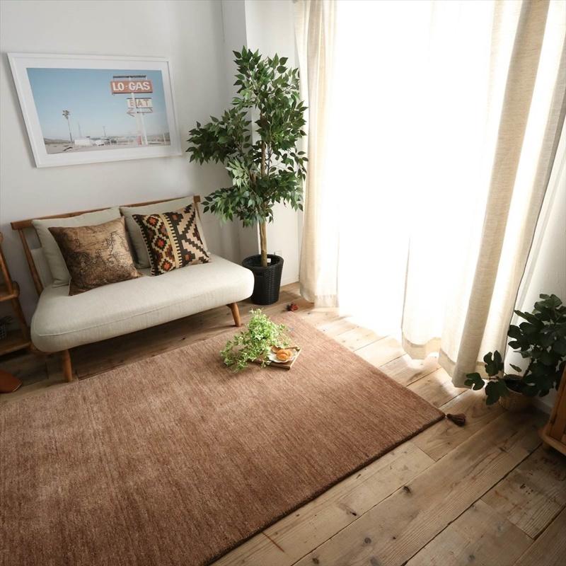 130x190cm シンプルギャッベラグ BR |  | 04