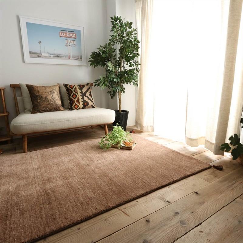 130x190cm シンプルギャッベラグ BR |  | 05