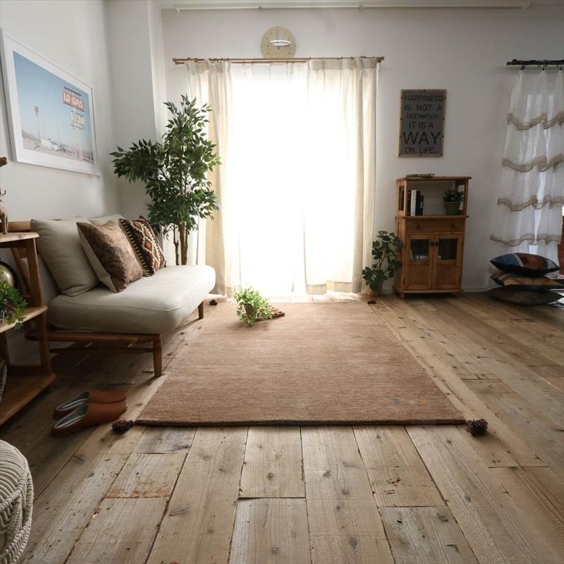 130x190cm シンプルギャッベラグ BR |  | 06