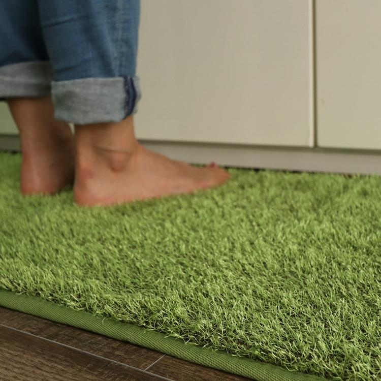 ヴェールキッチンマット 45x180cm マット すべり止め加工 洗える オールシーズン おしゃれ ホットカーペット 床暖房 高級感 |  | 02