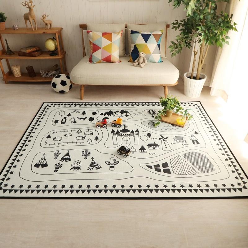 130x190cm  モノトーンキッズラグ NO.7 |  | 02