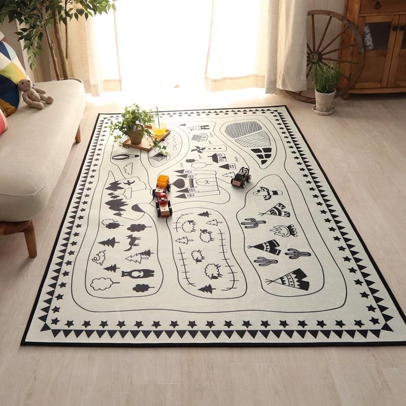 130x190cm  モノトーンキッズラグ NO.7 |  | 04