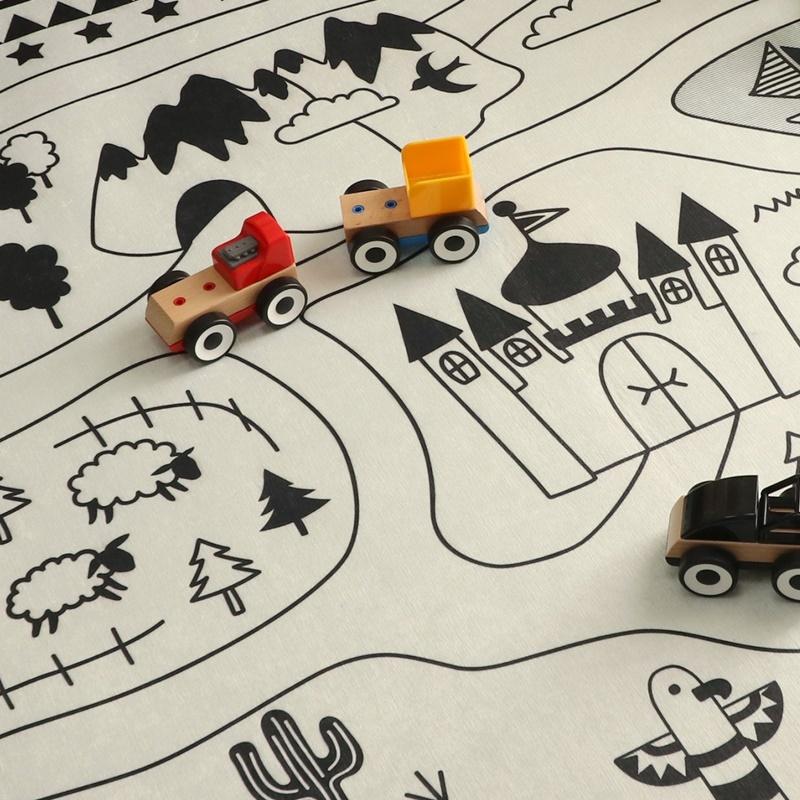 130x190cm  モノトーンキッズラグ NO.7 |  | 05