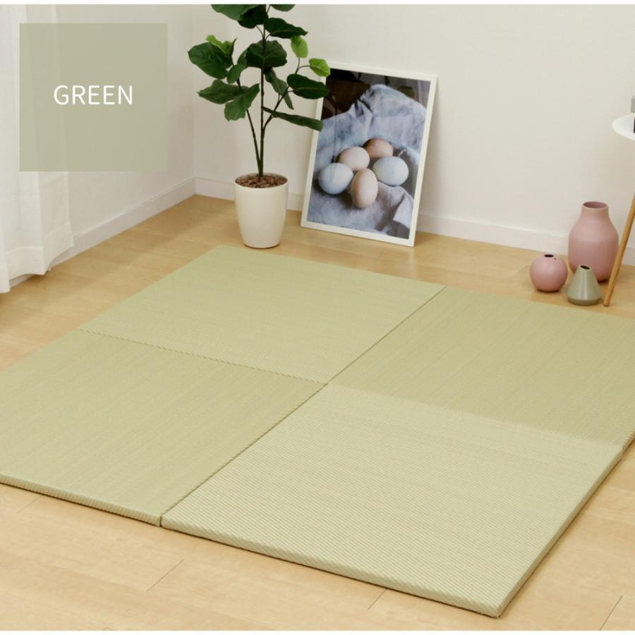 9枚入 PP置き畳 約82cm 単品1枚 滑りにくい加工付き 綾模様 ユニット畳 軽量 フローリング畳 システム畳 置畳 和洋 アジアンモダン オールシーズン 滑り止め付き |  | 08