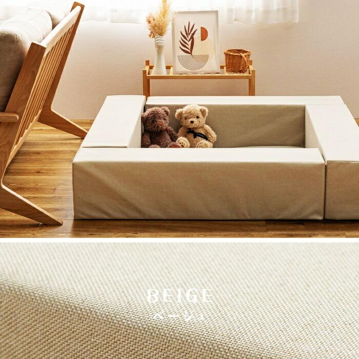 キッズコーナー ブロック4個＋マット1枚セット 5点セット キッズブロック キッズサークル キッズルーム キッズスペース はっ水 撥水 軽量 滑り止め 置くだけ お | ブランド登録なし | 12