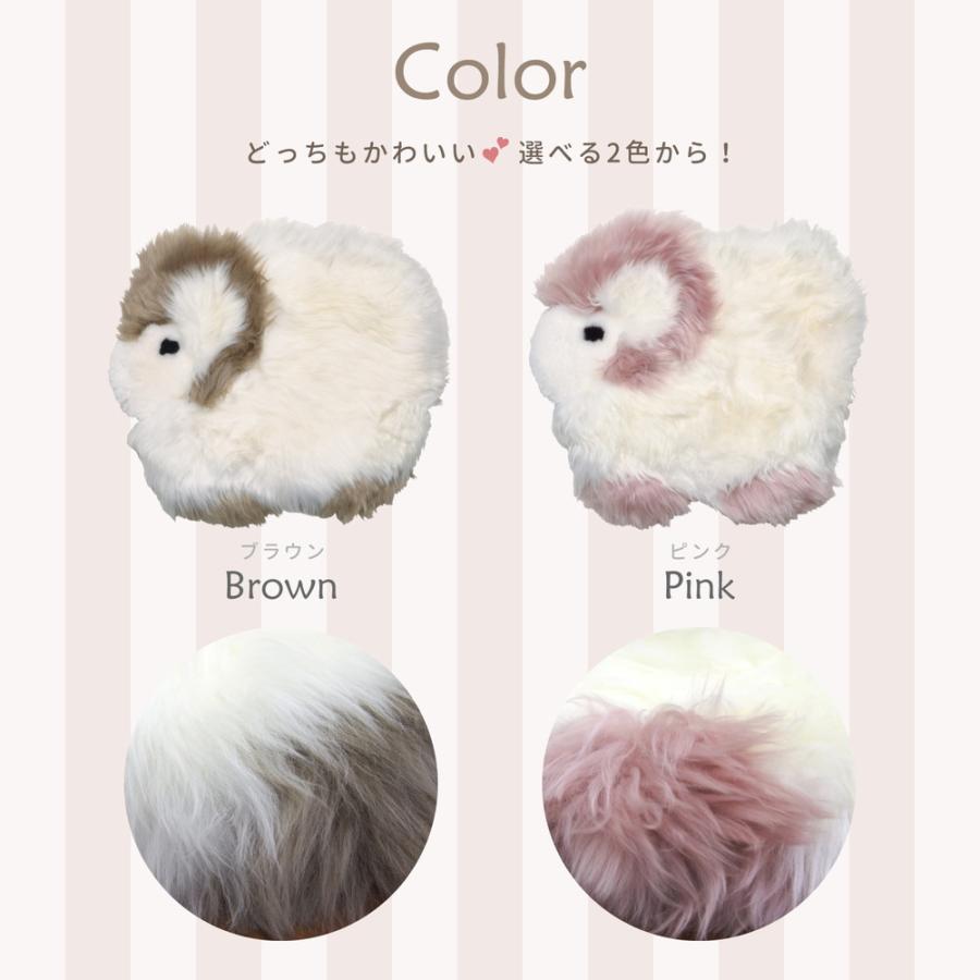 ムートンクッション 羊 チェアパット チェアーパッド 座布団 おしゃれ かわいい 姫系 |  | 04