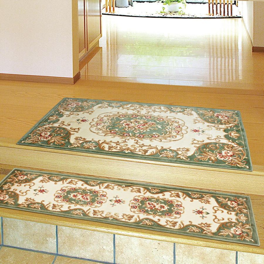 玄関マット メダリオン 約90×180cm エレガント 高級感 エントランスマット おしゃれ 玄関 マット 室内 オールシーズン 春夏秋冬 ラグマット キッチンマット |  | 04