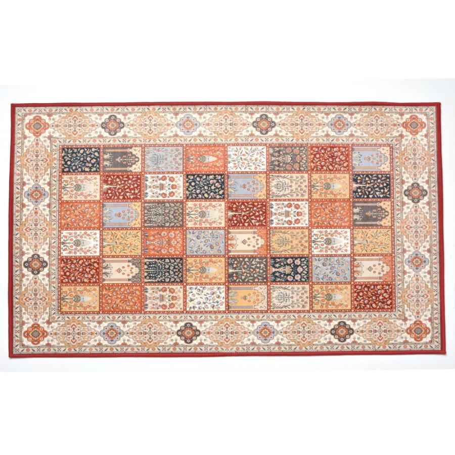 玄関マット 洗濯機OK 滑り止め 撥水加工付き 洗える オールシーズン 約50×80cm トロワ エレガント 室内 すべり止め 玄関 エントランス 絨毯 ラグ マット |  | 02