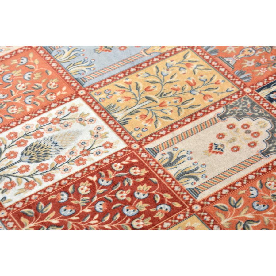 玄関マット 洗濯機OK 滑り止め 撥水加工付き 洗える オールシーズン 約50×80cm トロワ エレガント 室内 すべり止め 玄関 エントランス 絨毯 ラグ マット |  | 03