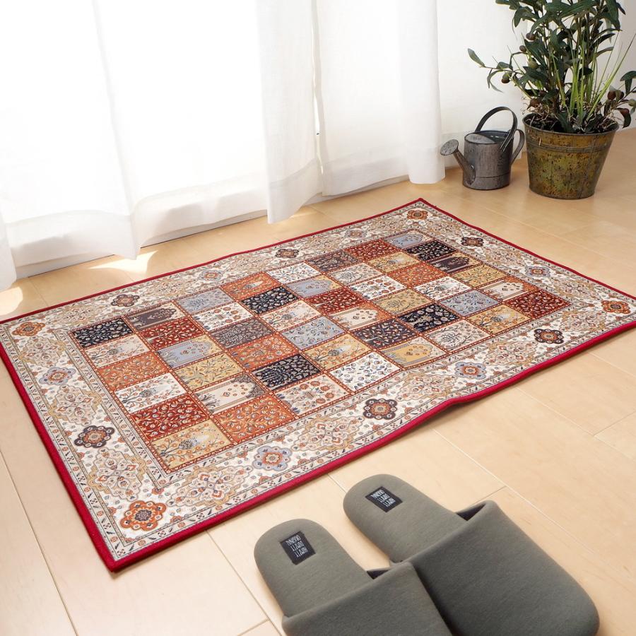玄関マット 洗濯機OK 滑り止め 撥水加工付き 洗える オールシーズン 約60×90cm トロワ エレガント 室内 すべり止め 玄関 エントランス 絨毯 ラグ マット |  | 01