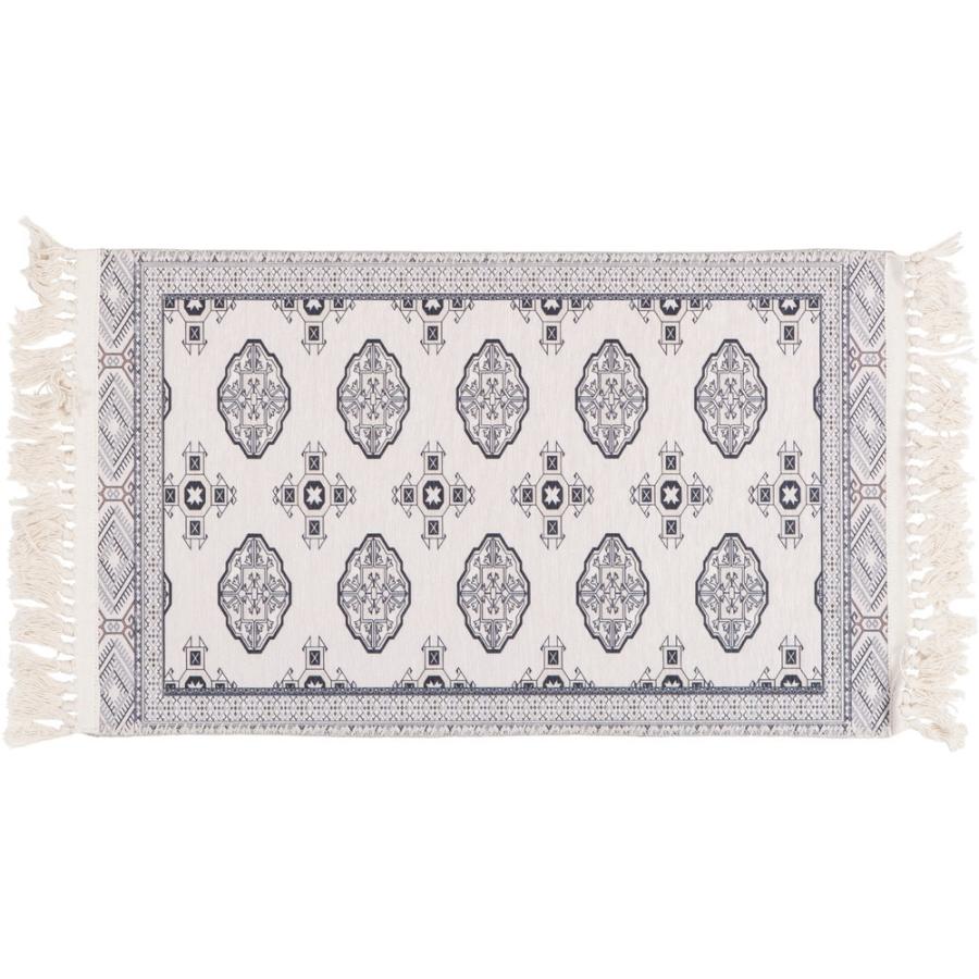 トルクメン風プリントマット 約45×180cm 洗える キッチンマット すべり止め付き 滑り止め付き ラグ カーペット シンプル 敷き物 敷物 シンプル |  | 01