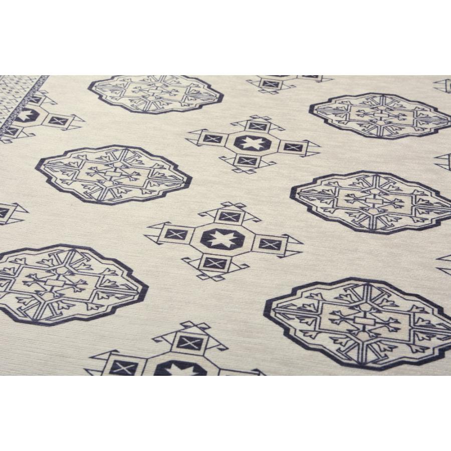 トルクメン風プリントマット 約45×180cm 洗える キッチンマット すべり止め付き 滑り止め付き ラグ カーペット シンプル 敷き物 敷物 シンプル |  | 02