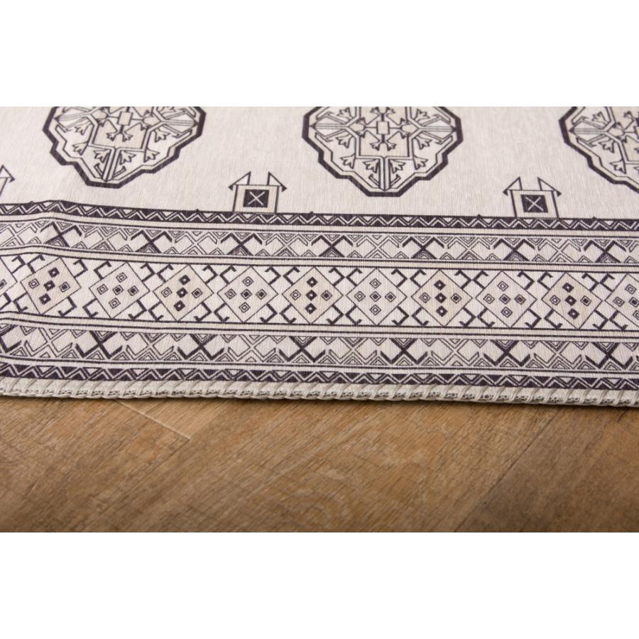 トルクメン風プリントマット 約45×180cm 洗える キッチンマット すべり止め付き 滑り止め付き ラグ カーペット シンプル 敷き物 敷物 シンプル |  | 03