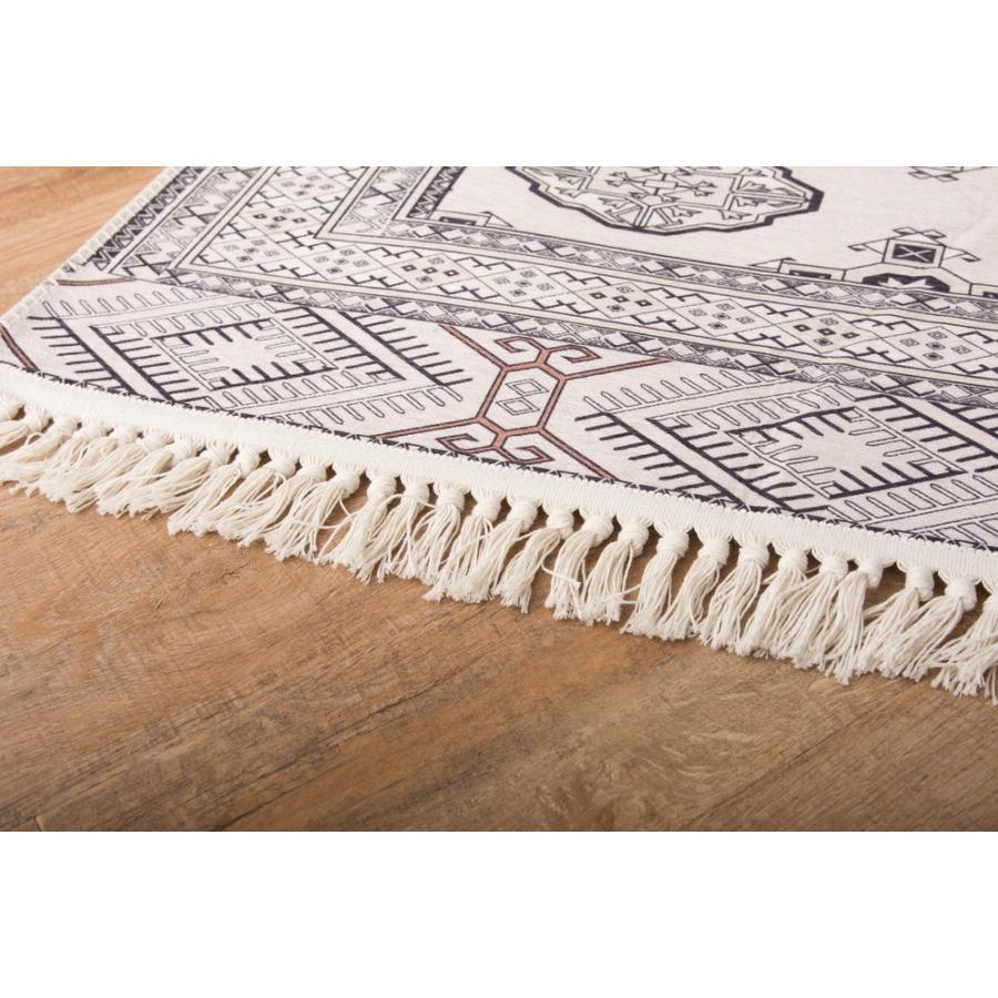 トルクメン風プリントマット 約45×180cm 洗える キッチンマット すべり止め付き 滑り止め付き ラグ カーペット シンプル 敷き物 敷物 シンプル |  | 04