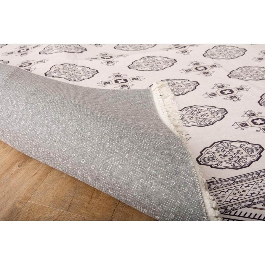 トルクメン風プリントマット 約45×180cm 洗える キッチンマット すべり止め付き 滑り止め付き ラグ カーペット シンプル 敷き物 敷物 シンプル |  | 05