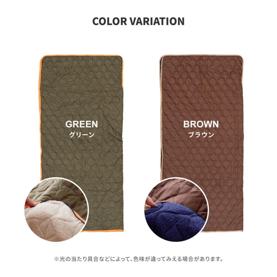 two sides 2way 寝袋 コンパクト キャンプ用品 シュラフ あったかい アウトドア |  | 07