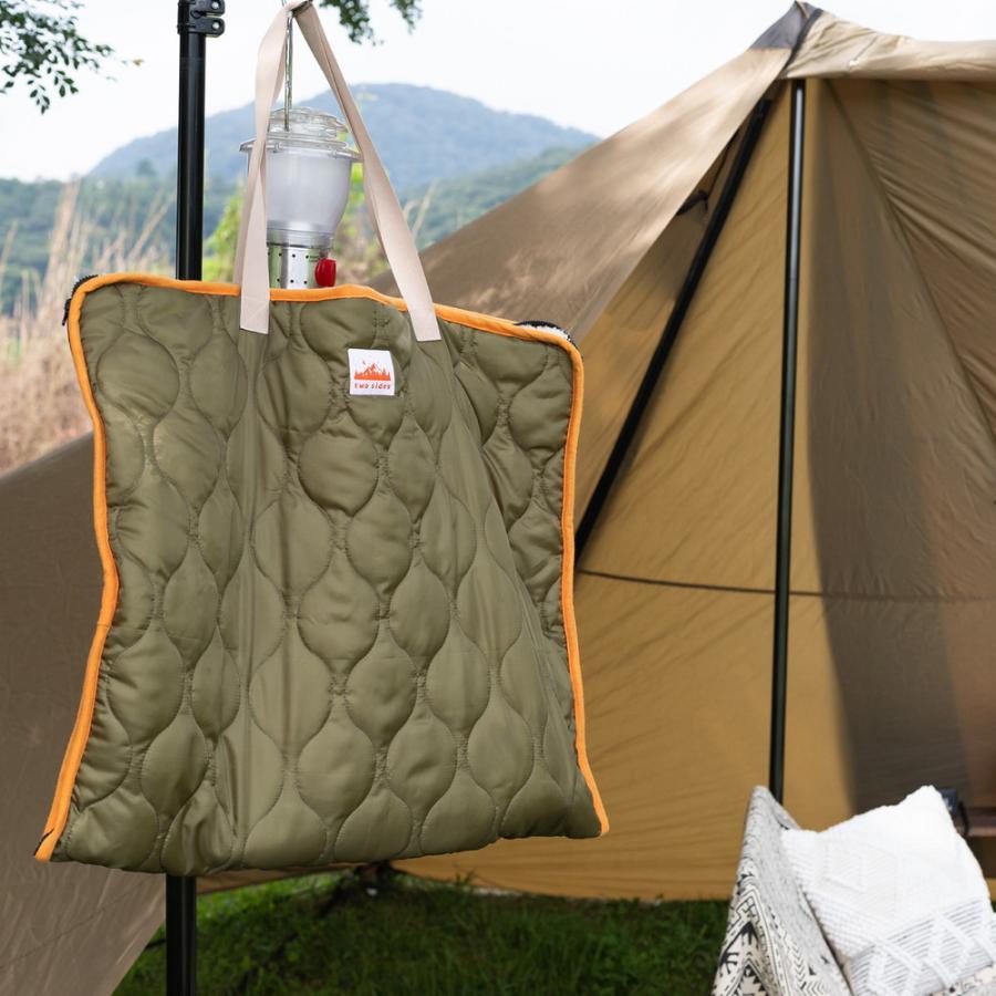 two sides 2wayトートバック ブランケット おしゃれ アウトドア レジャー シンプル |  | 08