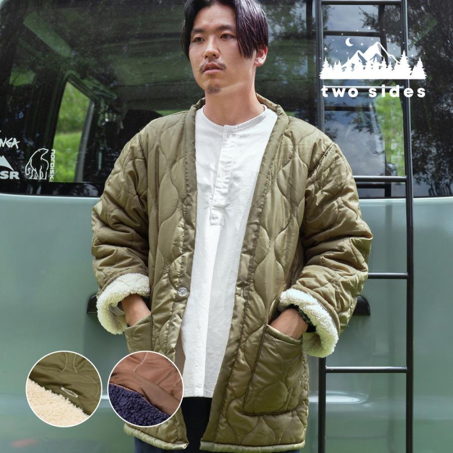 two sides キルティングはんてん 半天 半纏 部屋着 ルームウエア おしゃれ アウトドア レジャー シンプル | 