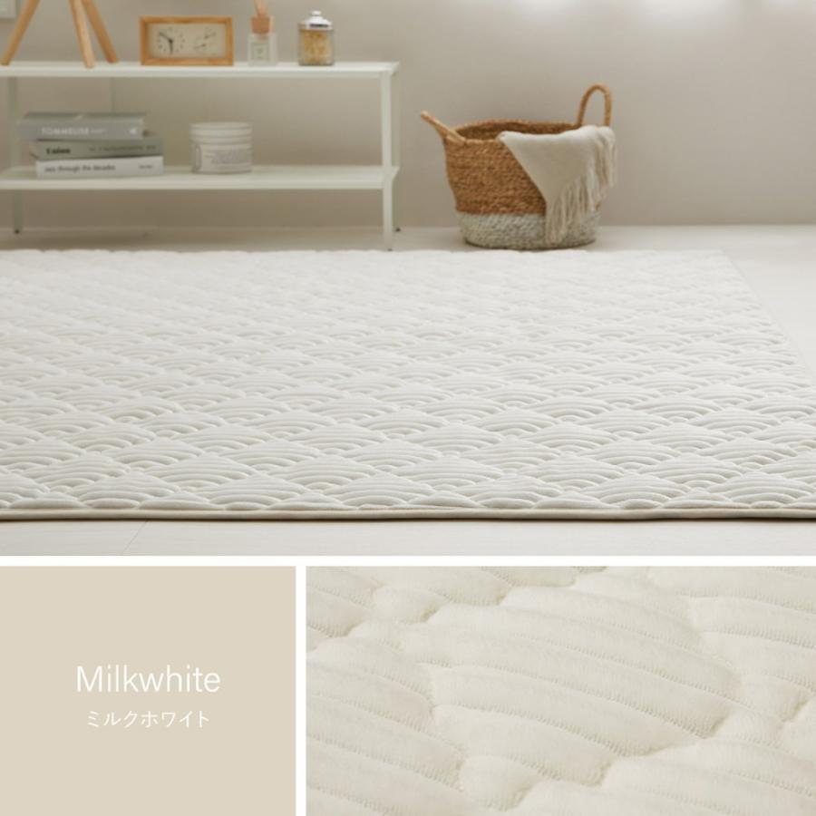 フランネルキルトラグ 洗える 約130×190cm カーペット ラグ ラグマット リビングラグ センターラグ おしゃれ かわいい シンプル モロッカン柄 立体感 ショコラ | ブランド登録なし | 12