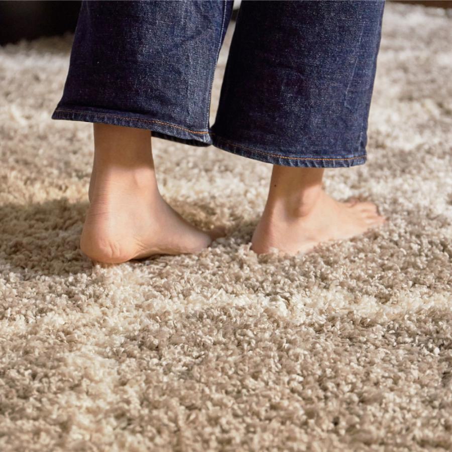 ウィルトンラグ 130×190cm ウィルトン織 ラグ カーペット エジプト製 ホットカーペット対応 床暖房対応 リビングカーペット リビングラグ アイボリー ベージュ | ブランド登録なし | 09