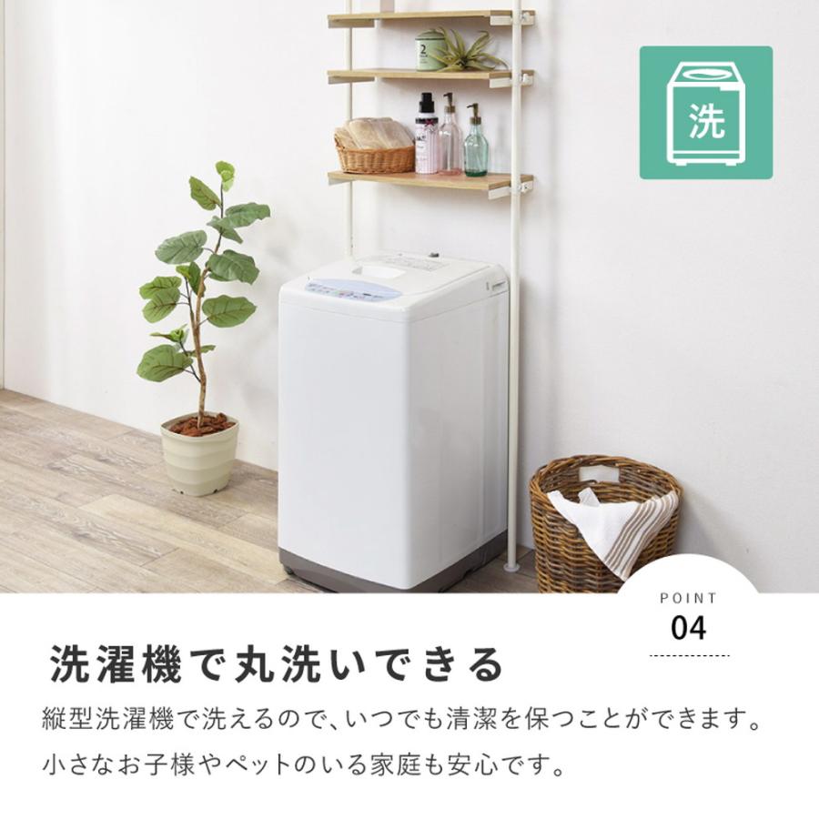 ホットカーペットカバー 約185×185cm ラグ カーペット 正方形 フランネル 洗える ウォッシャブル 洗濯機対応 オールシーズン 一年中 おしゃれ シンプル 丸洗い | ブランド登録なし | 03