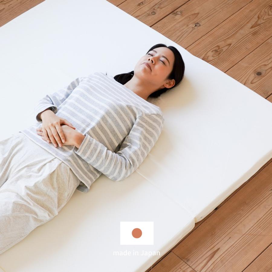 バランスマットレス ダブル 約140×192×5cm シンプル ウレタンマットレス 折りたたみ コンパクト 軽量 日本製 おしゃれ |  | 01