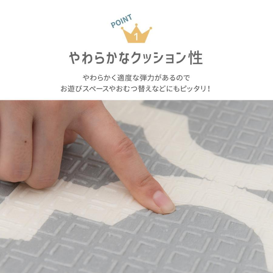 クッションプレイマット エクスシリーズ 約178×196cm 撥水 耐熱 リバーシブル コンパクト 水拭きOK 折りたたみ プレイマット フロアマット 防音 ベビーマット |  | 02