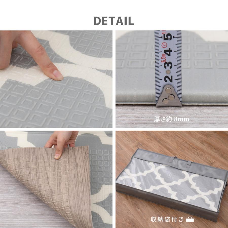 クッションプレイマット エクスシリーズ 約178×196cm 撥水 耐熱 リバーシブル コンパクト 水拭きOK 折りたたみ プレイマット フロアマット 防音 ベビーマット |  | 08