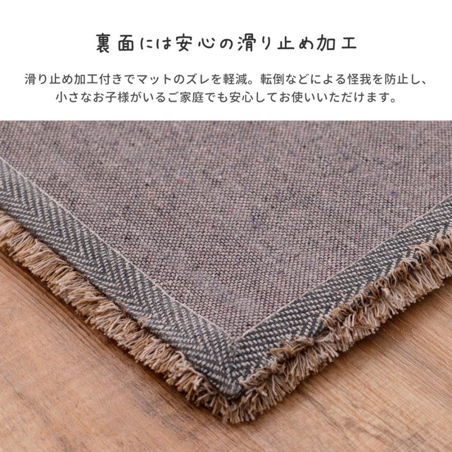 シャギーマット リオ 約55×85cm 長方形 滑り止め オールシーズン ラグ カーペット かわいい 敷き物 敷物 玄関マット キッチンマット ホットカーペット 床暖房OK |  | 04