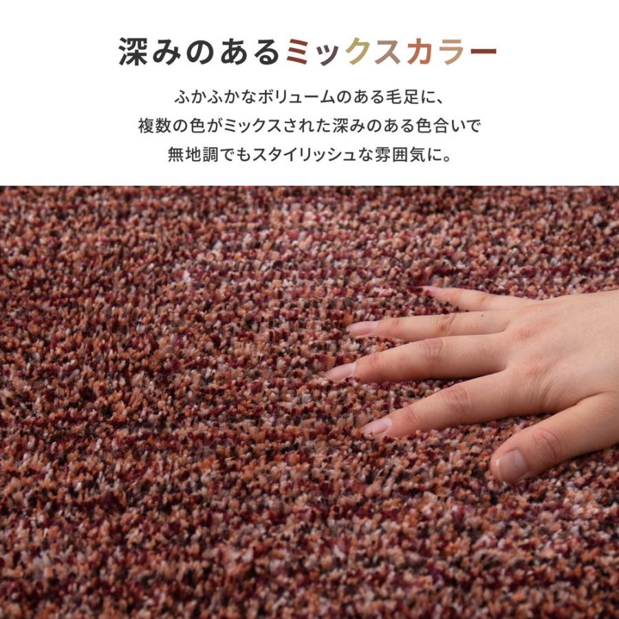 タフトラグ マイス 約190×190cm 正方形 防ダニ 抗菌 防臭基布 ホットカーペット 床暖房OK 日本製 オールシーズン ラグ カーペット かわいい  センターラグ |  | 02