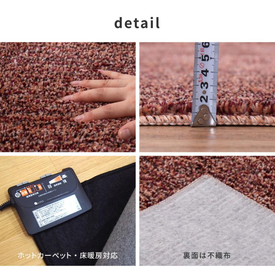 タフトラグ マイス 約190×240cm 長方形 防ダニ 抗菌 防臭基布 ホットカーペット 床暖房OK 日本製 オールシーズン ラグ カーペット かわいい  センターラグ |  | 04