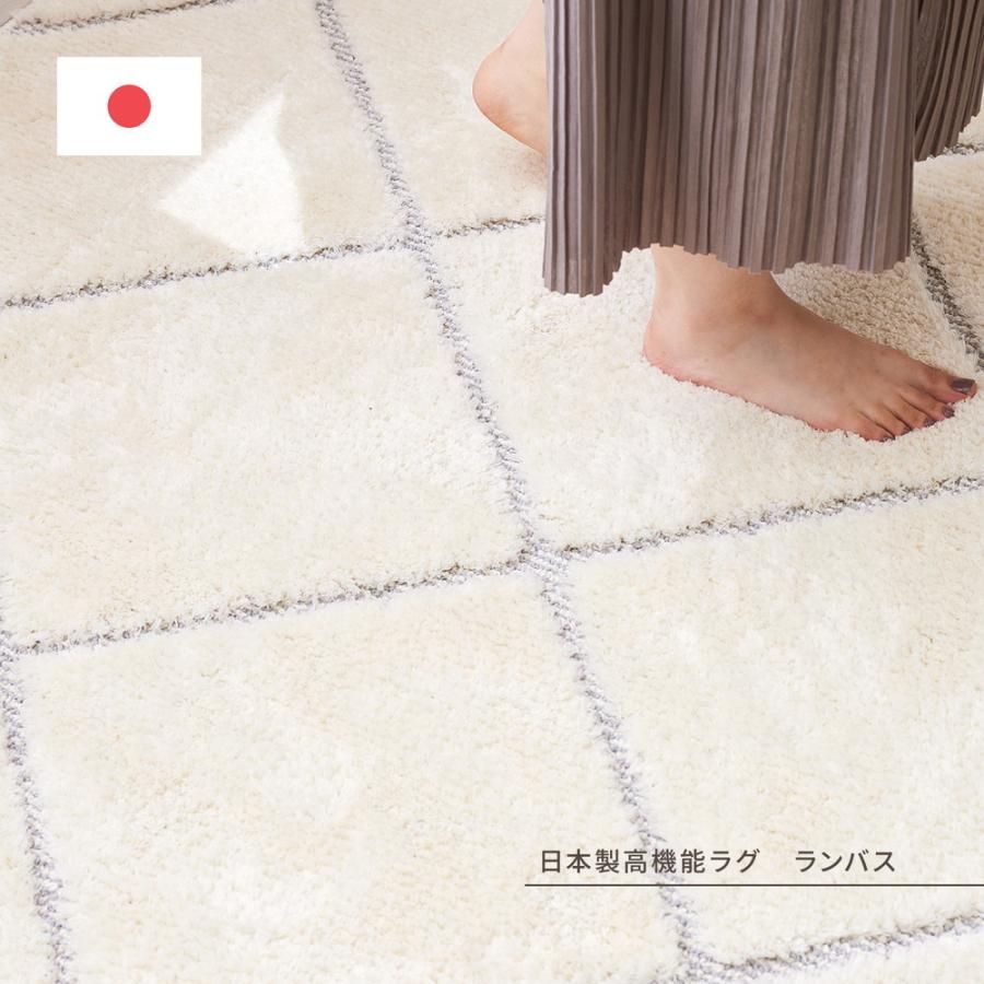 タフトラグ ランバス 約185×240cm 長方形 抗ウイルス 抗アレルゲン 消臭 抗菌防臭 防ダニ加工 ホットカーペット 床暖房OK 日本製 ラグ カーペットセンターラグ |  | 01