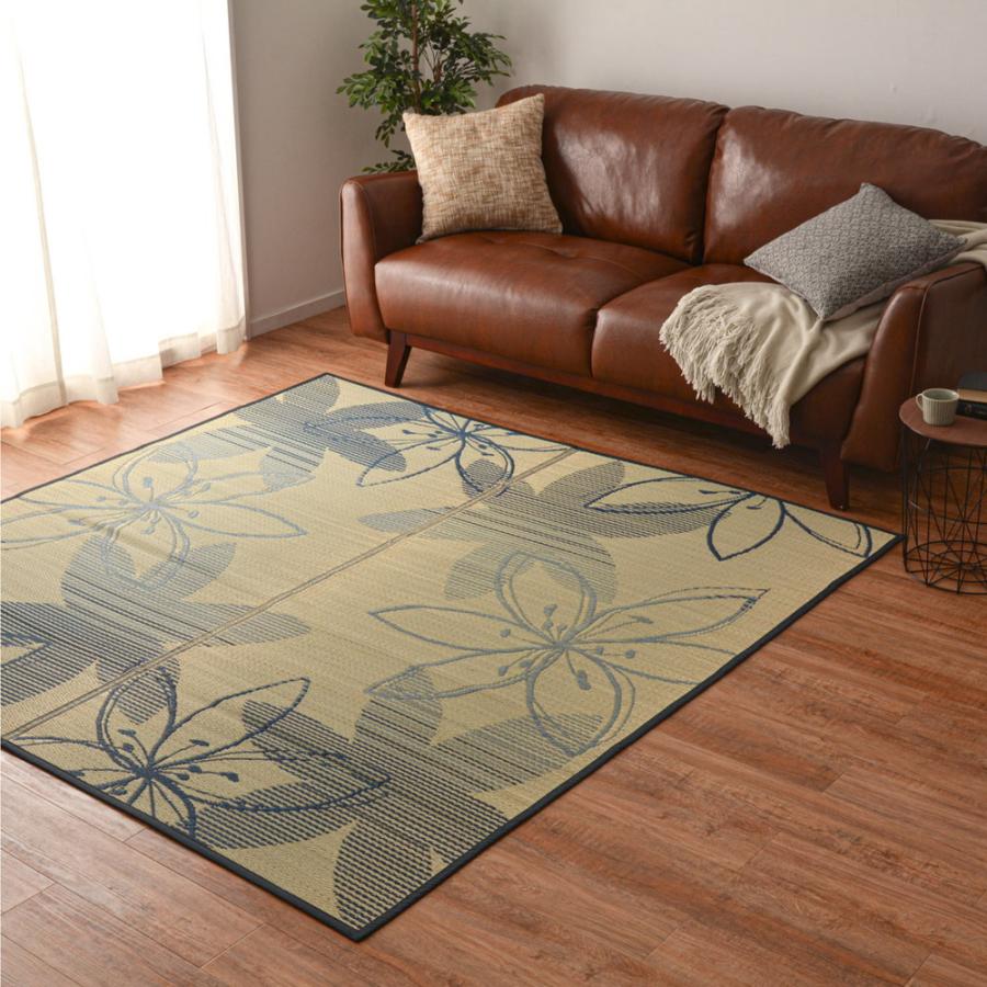 い草センターラグ 裏貼り フェアリー 約230×330cm 長方形 紋織 い草 畳上敷き 畳 い草 茣蓙 い草マット センターラグ リビングラグ マット カーペット シンプル |  | 01