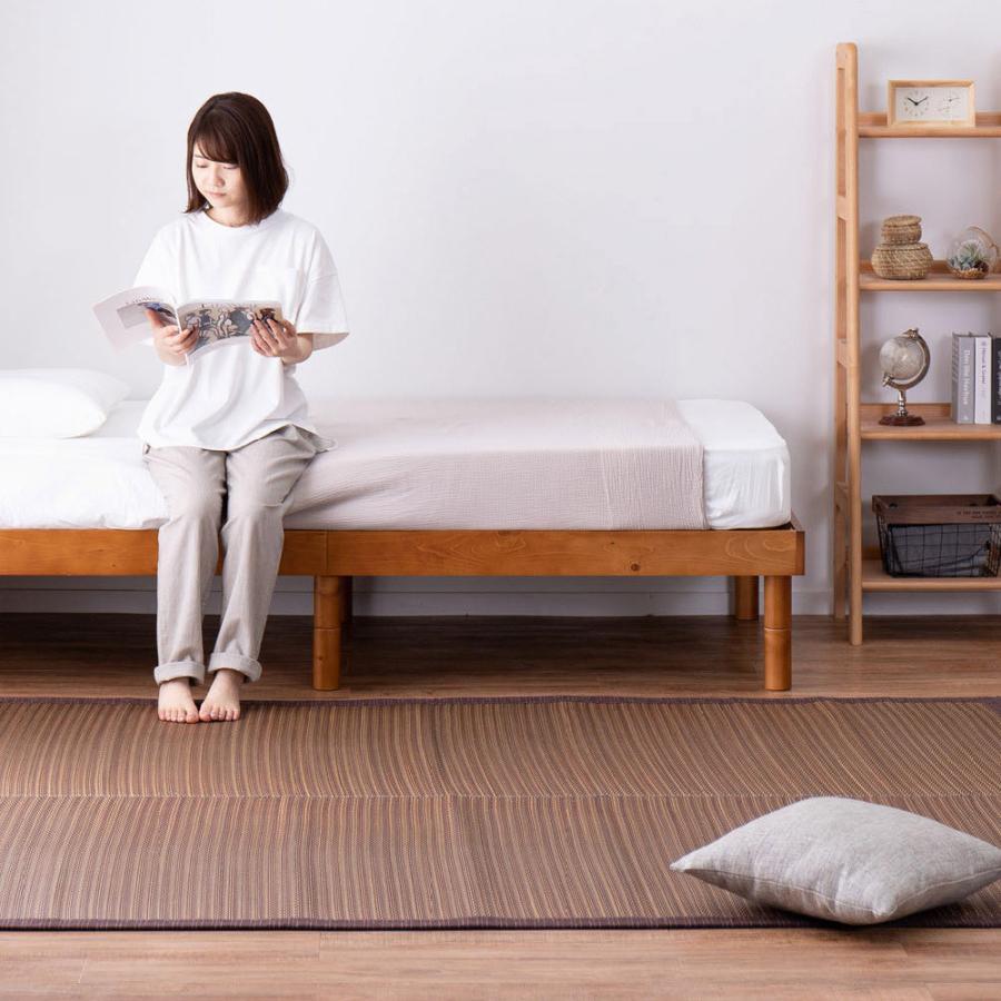 い草ラグ カーペット 裏貼有 畳上敷き 畳 茣蓙 い草マット 約191×191cm センターラグ  マット ラグマット 南風 アジアン カーペット 防カビ ナチュラル |  | 13