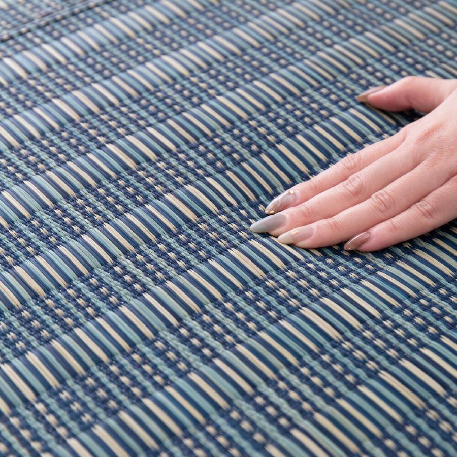 い草ラグ ウレタン入り コンパクト収納 裏貼有 防音 畳上敷き 畳 茣蓙 い草マット センターラグ  仙名 約180×180cm マット ラグマット カーペット 防カビ |  | 15