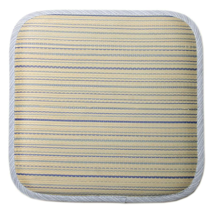 送料無料 肌に跡がつきにくい！い草 シートクッション 座布団 涼仙 約40×40cm クッション おしゃれ かわいい 和風 敬老の日 |  | 01