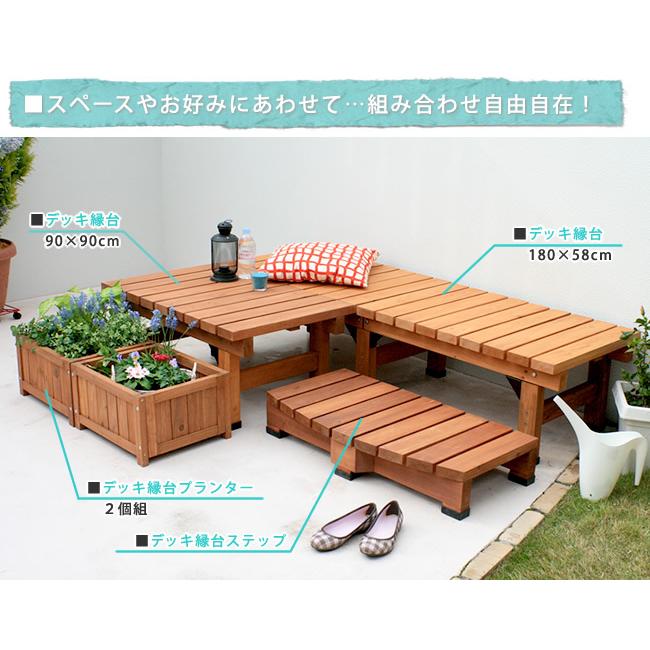 プランター 2個組 木製プランター プランターカバー DIY 木製 天然木 プランターボックス 庭 ベランダ マンション ナチュラル ガーデニング 屋外 敬老の日 |  | 03