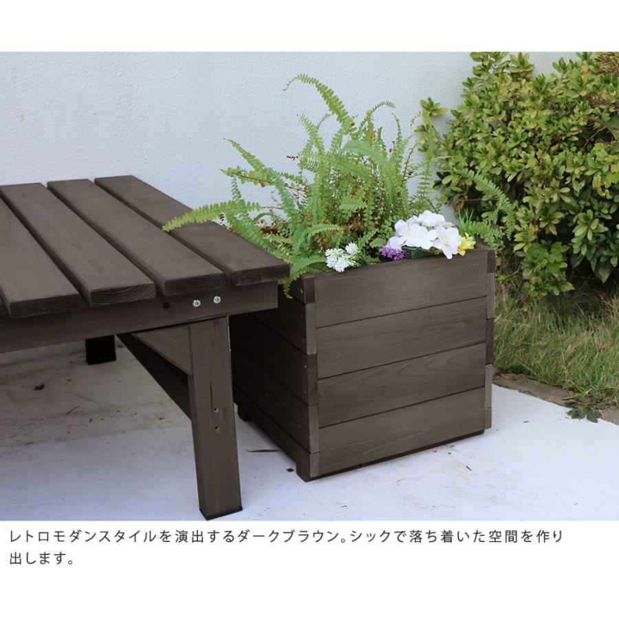 天然木プランター 幅36 ひより DIY 木製 マンション ガーデン 屋外 家具 アウトドアリビング |  | 03