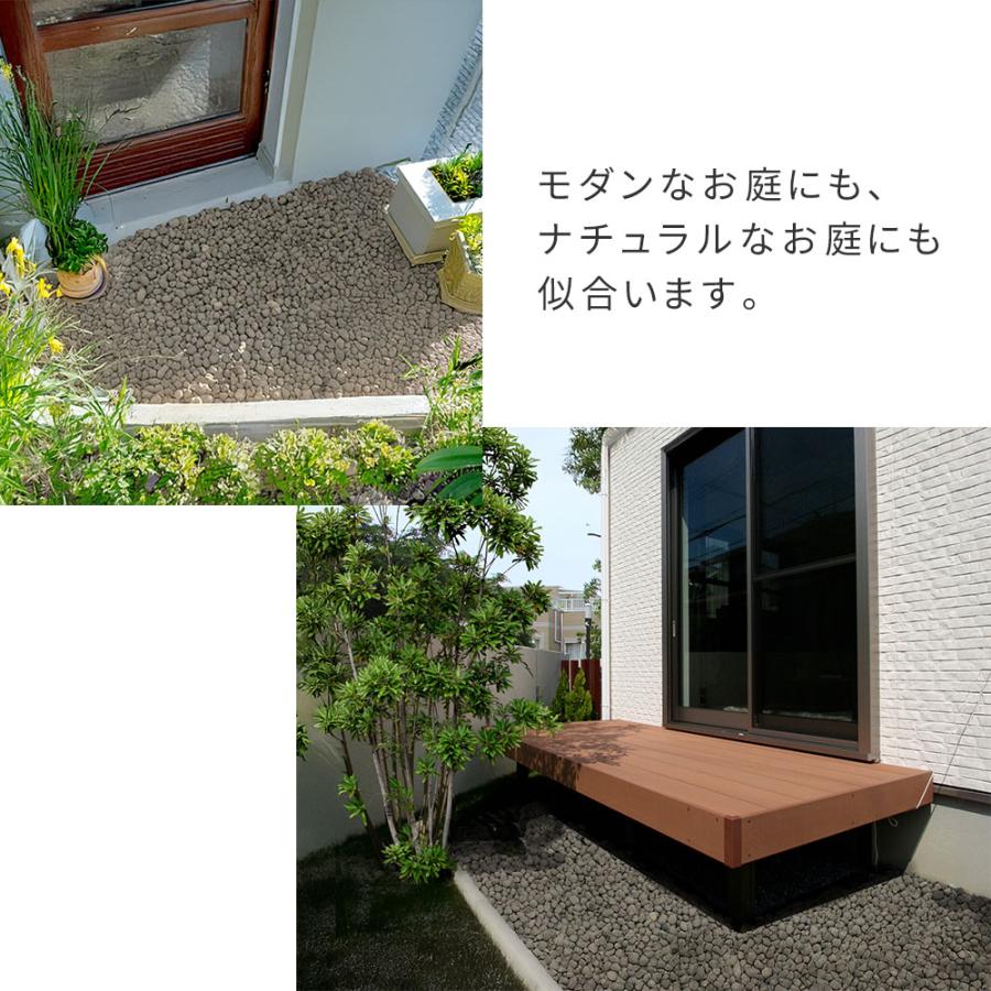 セラミック防犯砂利　60L 80dB 1.2平米 ブラウン/グレー 防犯 防草 砂利 ジャリ 石 おしゃれ | ブランド登録なし | 11