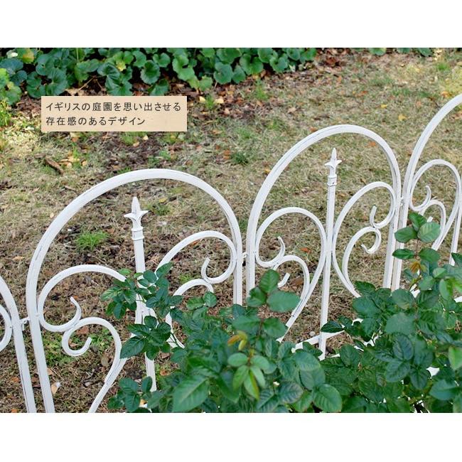 アイアンフェンス イージーフェンス 6枚組 フィニアル フェンス 簡単 アイアン ガーデンフェンス 枠 柵 仕切り 目隠し 境目 アンティーク トレリス 園芸 |  | 09