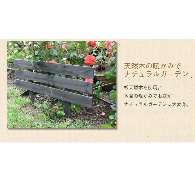 花壇フェンス 天然木製スティックフェンス 3枚組 ボーダー フェンス 木製フェンス フラワーフェンス ガーデンフェンス 枠 柵 仕切り 目隠し 境目 トレリス 園芸 |  | 04