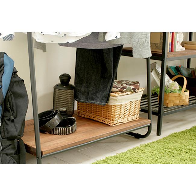 天然木 ハンガーラック ナチュラル オイル ミッドセンチュリー ウッド スタイリッシュ コートハンガー 洋服掛け 棚付き スリム 省スペース シェルフ ラック |  | 09