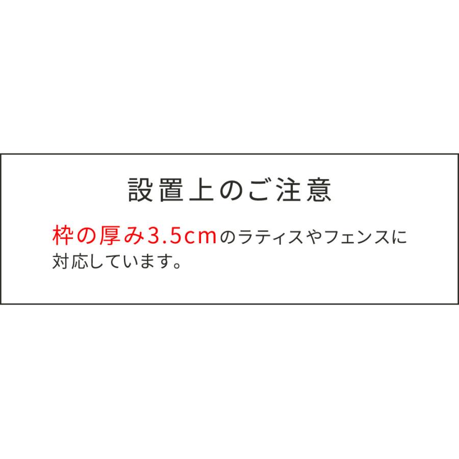 ラティス・フェンス用コーナー連結金具（20個） S-LVCN16-20P | ブランド登録なし | 05