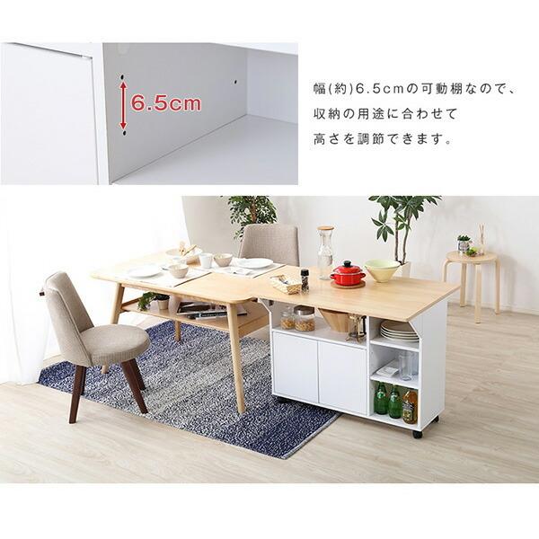 バタフライタイプのキッチンワゴン 、使い方様々でサイドテーブルやカウンターテーブルに | Chane-シャーネ- |  | 08
