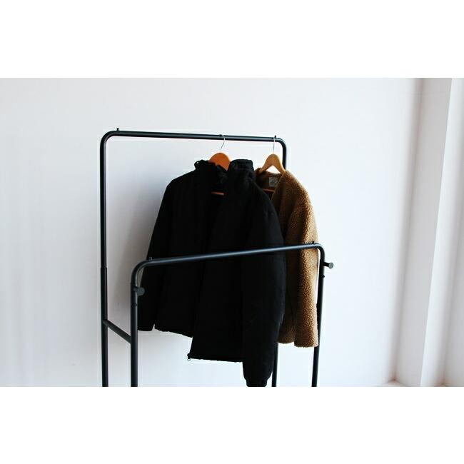 ハンガーラック ポールハンガー パイプハンガー 2段 棚付き おしゃれ キャスター付き コートハンガー 洋服掛け コート掛け 2連 衣類収納 スチール |  | 09