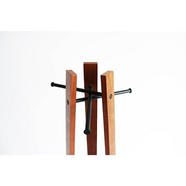 ポールハンガー コートハンガー おしゃれ 北欧 木製 省スペース コンパクト ハンガーラック ブラウン ナチュラル シンプル ハンガーポール |  | 04